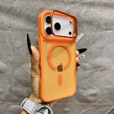 Matte Magnetic Translucent Stand Phone Case